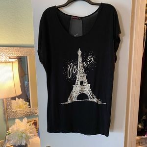 Paris t- shirt size 1x